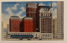 Vintage Postcard, Hotel Adolphus, Dallas, Texas, Old Cars picture