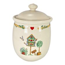 Thomson Pottery Birdhouse Canister Jar with Lid 7