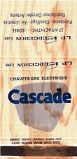 St-Hyacinthe Canada Cascade Electric Heater Vintage Matchbook Cover picture