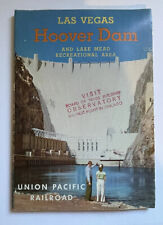 1948 Las Vegas Nevada Hoover Dam Union Pacific Railroad Photo Bochure & Map picture