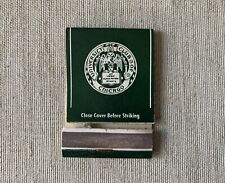 University Club of Chicago Matchbook Cover Historic Private Club Chartered 1887 picture