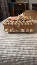 Vintage French Seashell Trinket Box picture
