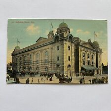 Auditorium Building Street View Cars Denver Colorado CO Postcard Posted 1910 picture