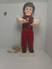 VINTAGE TELCO 1989 Motionette Animated Boy Doll Christmas 20