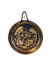 Vintage Antique Gold Pendulum Bob Weight Seth Thomas Mantel Clock  1.75”Diameter picture
