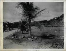 1942 Press Photo Panama Canal ZOne, US Marines on manuevers picture