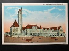 Postcard St Louis MO - c1920s Union Railroad Station - Market Street picture