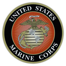 Round Magnet - USMC Marine Corp, Semper Fi, Military - Cars, Refrigerators picture