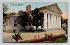 Postcard Curtis Lee Mansion Arlington Virginia VA, Antique N6 picture