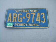 Pennsylvania Keystone State License Plate ARG 9743 picture
