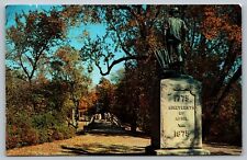 Postcard Minute Men Statue Old North Bridge Concord Shot Hear Around The World picture