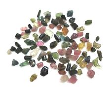 Natural Multi Tourmaline Raw 3-6 MM Size 61.40 Crt Loose Gemstone For Jewelry picture