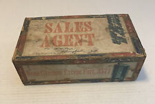 Sales Agent Cigar Box Series Of 1910 Tax Stamp Antique picture