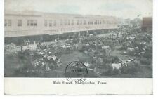 Vintage Nacogdoches 1908 RPPC main street picture