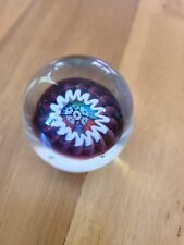 Mini Paperweight With Millifiore Flowers picture