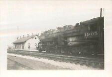 Vintage 1941 Engine Station 1905 Black & White 40s Print Train Photo picture