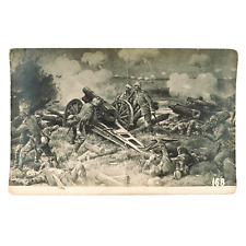 Austro-Hungarian Army Artillery Postcard c1914 WW1 Battlefield Action Art C3454 picture