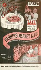 Barney's Market Club Restaurant Chicago Illinois 1949 Postcard Interior 6497 picture