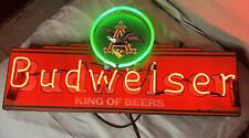 Budweiser King Of Beers Vintage Neon Sign picture