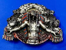 In A Sacred Manor I Live Native American Indian Chief Siskiyou Belt Buckle picture