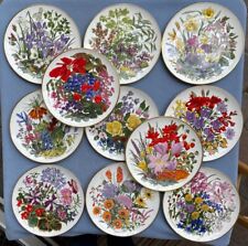 Wedgwood Franklin Porcelain Horticulture Society Flowers of the Year Plates  picture