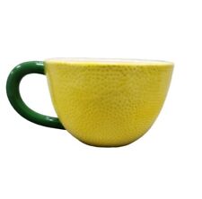 World Market Yellow Green Lemon Mug picture