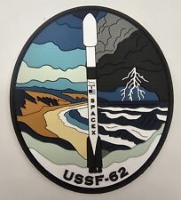Official SLD-30 USSF-62 Mission Patch - SpaceX Falcon9 - Hook And Loop Backing picture