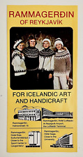 1970s Reykjavik Iceland Rammagerdin Icelandic Art Handicraft VTG Travel Brochure picture