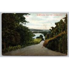 Postcard IA Fort Dodge River Scene picture