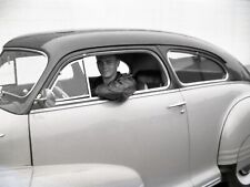 Pontiac Streamliner Vintage 2 X 3 Film Negative 1946 Artist JB Bonsall Driving picture