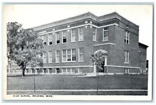 c1920 High School Exterior Building Belding Michigan MI Vintage Antique Postcard picture