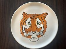 Vintage Animal Art Plate Lenore Caplan 1976 Tiger picture
