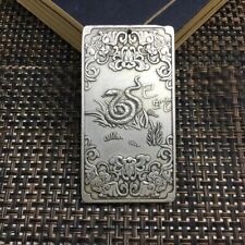 Ancient Chinese Zodiac - Snake hidden silver bar Thangka Amulet Pendant Jewelry picture