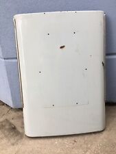 Vintage antique  Gas Pump Door With Porcelain Sign Screw holes picture