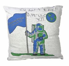 Signed Alan Bean Apollo 12 Throw Pillow Astronaut Space Moon Vinson Elkins ‘95 picture