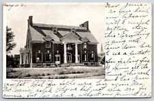 Postcard Public Library Antigo Wisconsin Posted 1906 picture