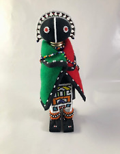 South African Ndebele Traditional Folk Art Beaded Ceremonial Handmade Doll 11” picture