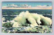 Crescent Beach SC-South Carolina, Crest Of A Wave, Briny Deep, Vintage Postcard picture