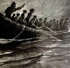 Titanic Lifeboat Carpathia 1912 White Star Line Nautical History Disaster DWZ4E picture