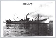 Postcard USS Artic AF-7 LP2 picture