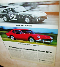 1966 Triumph GT6 GT-6 British mag color car ad -