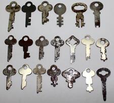 Vintage Antique Flat Keys Lot of 20 Cabinet Trunk Padlock picture