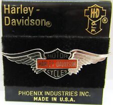Vintage 1990's Phoenix Industries Inc. Harley Davison Wing/Bar/Shield Pin. New. picture