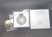 Vintage Waterford Crystal 2000 Times Square Star of Hope Design Ornament In Box picture