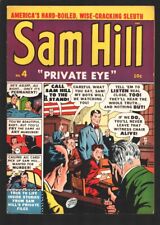 Sam Hill Private Eye #4 1951-Harry Lucey art-Good girl art & headlight panels... picture