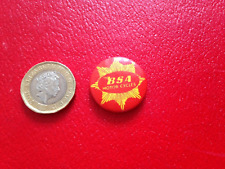 Vintage Old BSA Motor Cycles Advertising Metal Button Badge picture