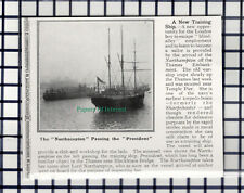 C6066) The NORTHAMPTON Training Ship -  1914 Cutting picture
