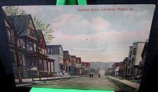 Postcard-Pennsylvania- Pitcairn PA- Residence Section 2nd Street view 1909 post picture