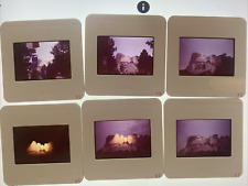 Vintage 35mm Slide Photo Lot of 6- Mount Mt Rushmore 1984 picture