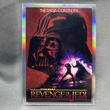 2023 Topps Chrome Star Wars Galaxy Return of The Jedi ROTJ-2 Refractor Poster picture